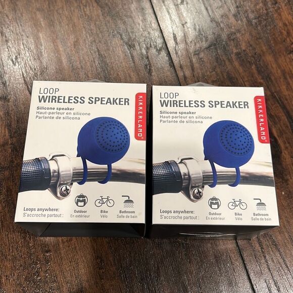 LOOP BLUETOOTH WIRELESS SPEAKER weather proof outdoor , biking bathroom speaker - Picture 1 of 7